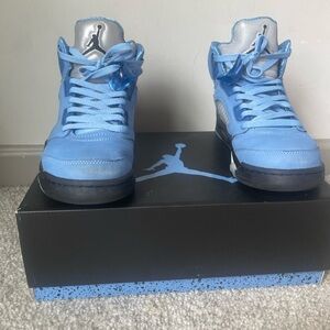 Jordan 5 Unc Blue Size 8